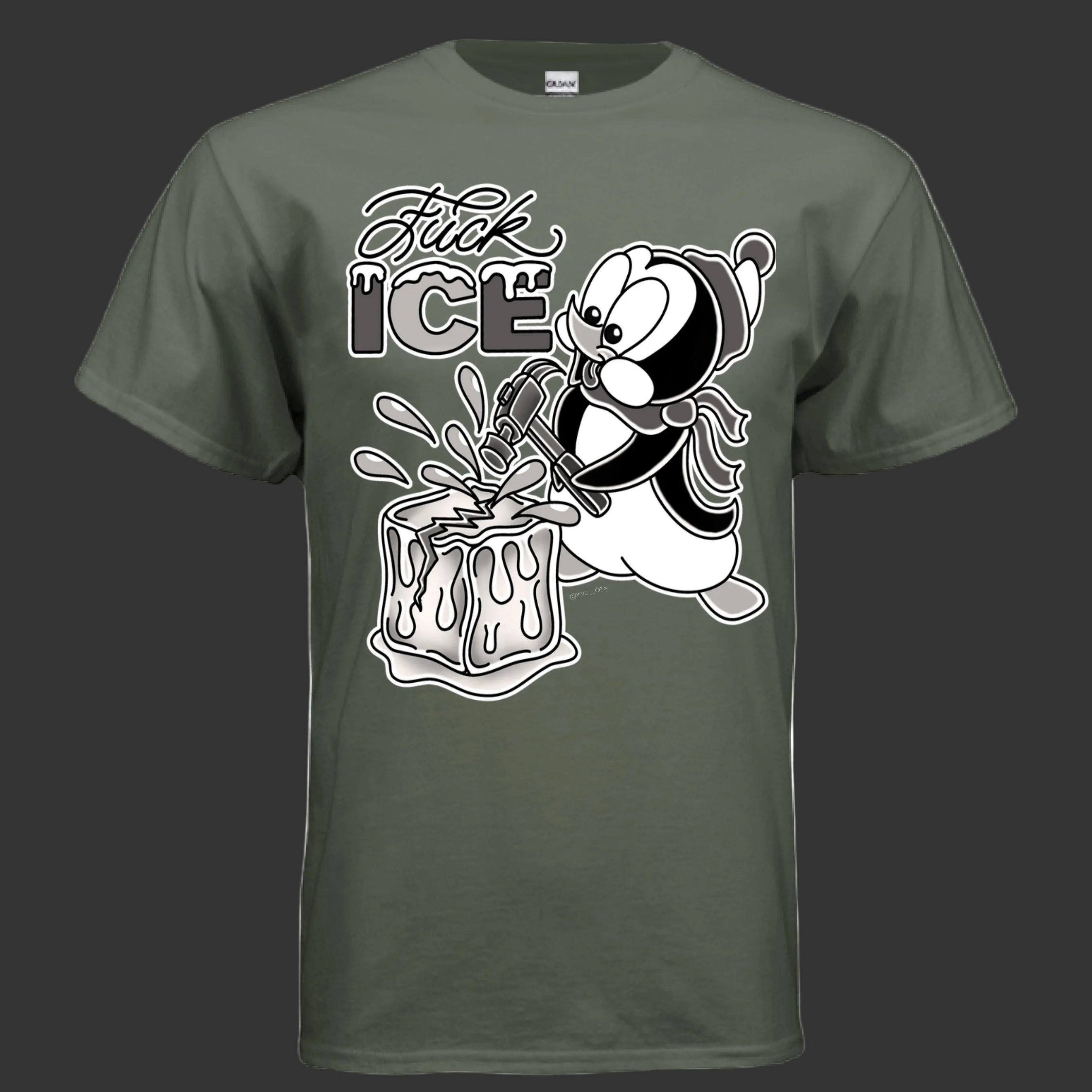 MILITARY GREEN - FRONT